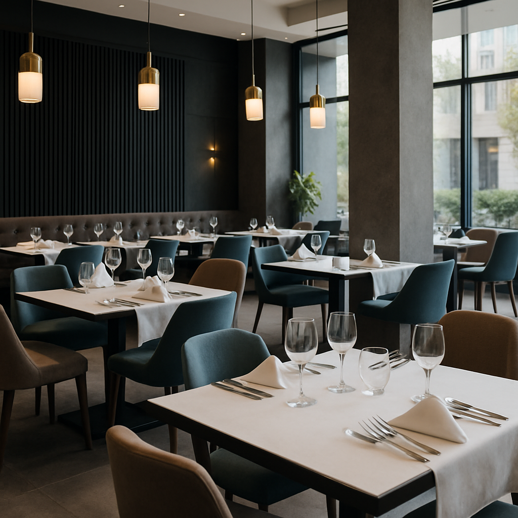 Higienização de cadeiras em restaurantes
